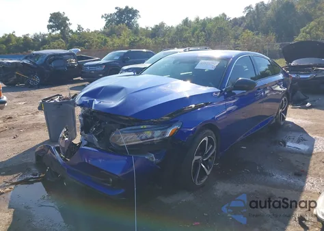 2022 Honda Accord Sport from USA, damaged, VIN 1HGCV1F39NA080018